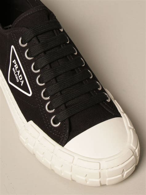 prada mens designer shoes|Prada canvas shoes.